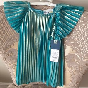 NEW Metalic Pleated Dress from OshKosh 12M